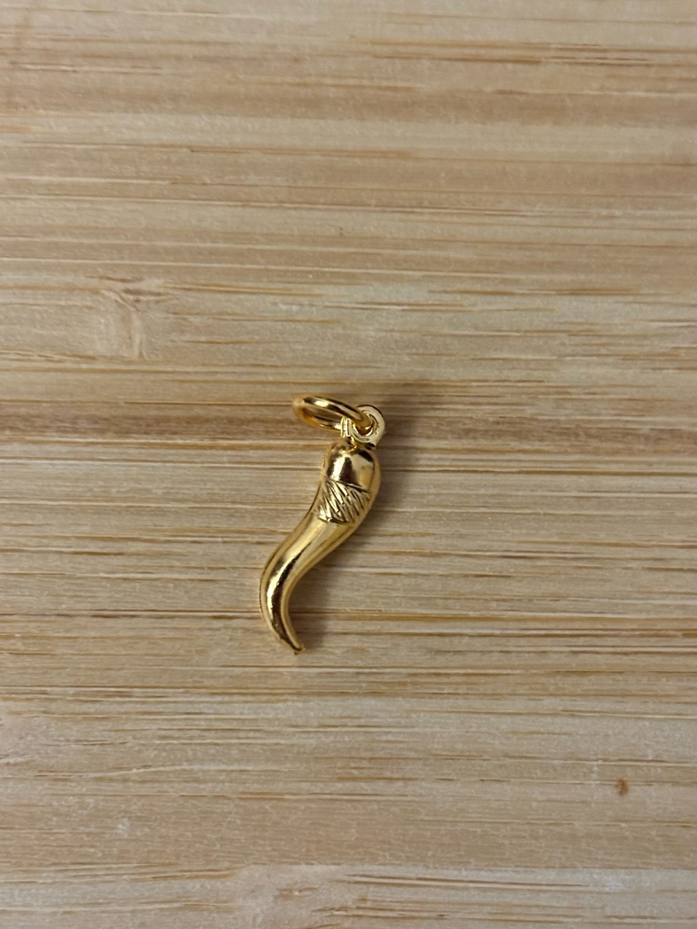New Mini Gold Plated Shark Tooth Pendant